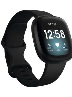 Inteligentné hodinky Fitbit Versa 3 Black/Black Aluminum